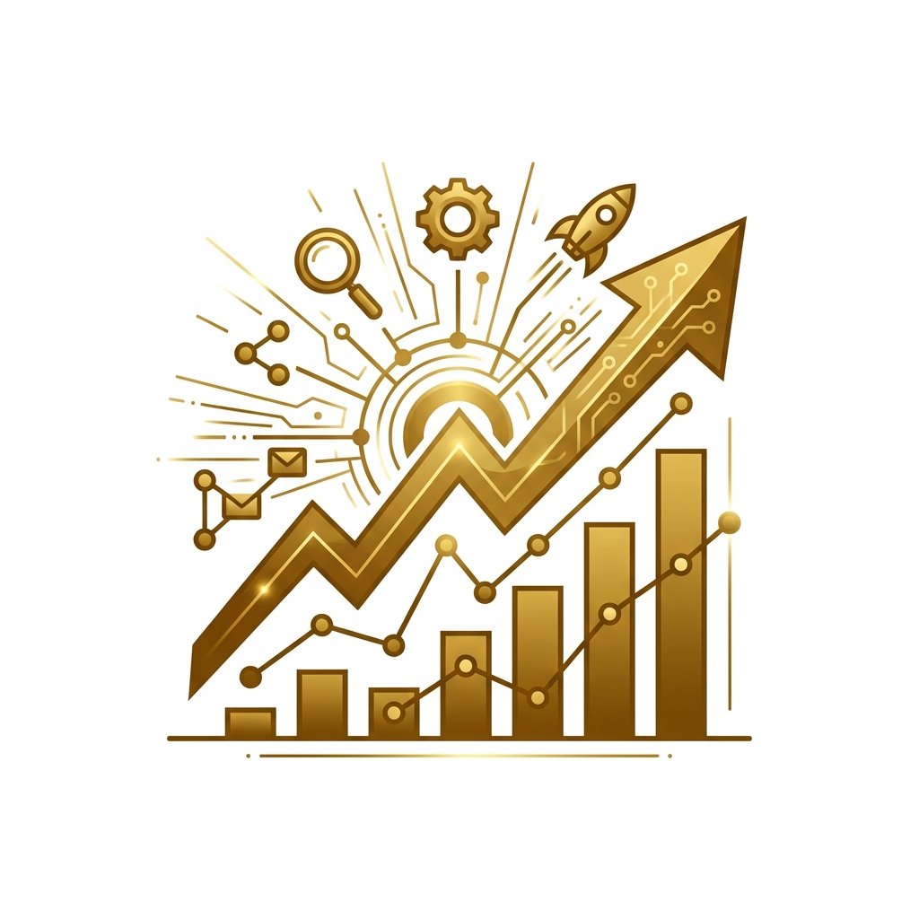 Digital marketing analytics icon