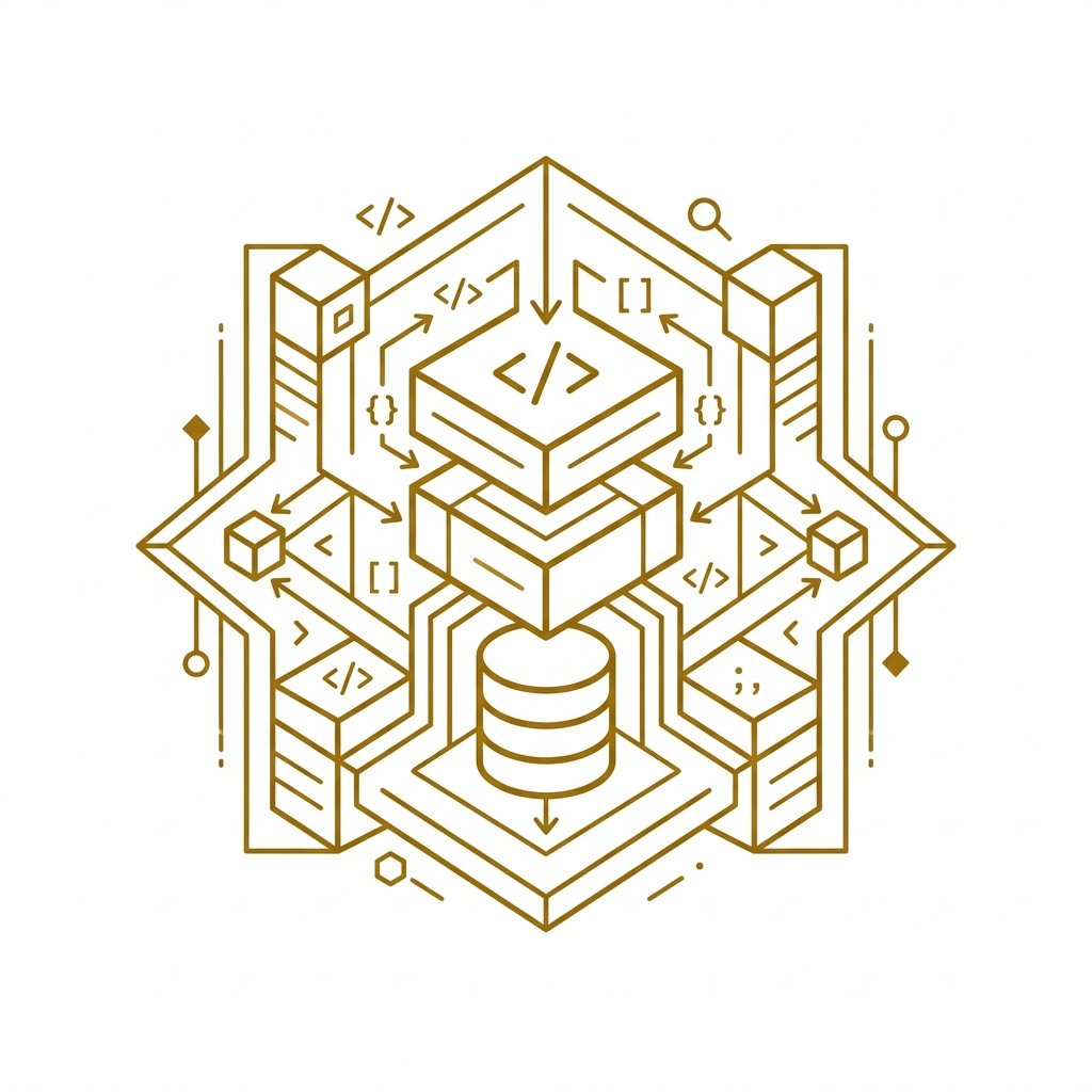 Web development code icon